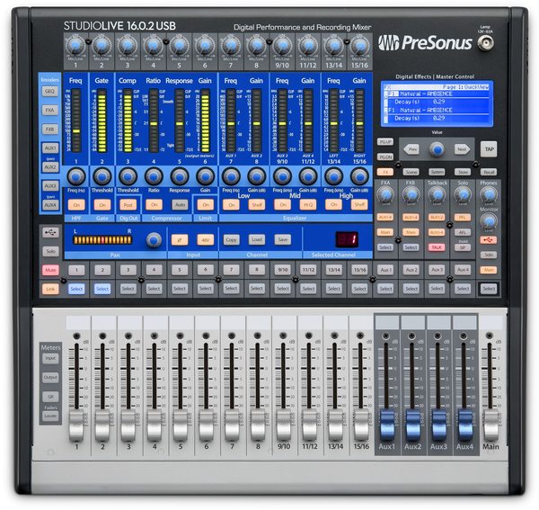 16-CHANNEL PERFORMANCE AND RECORDING DIGITAL MIXER WITH USB